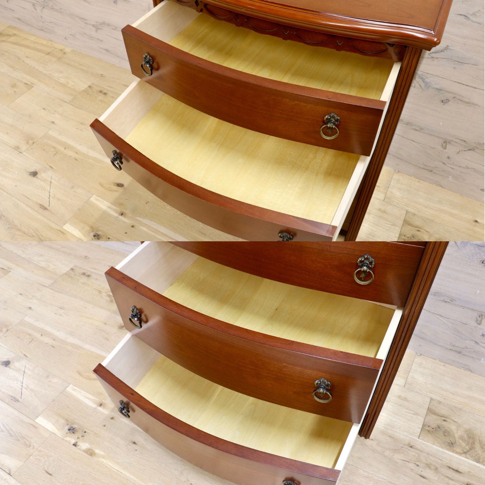 GMIK915A○Lynn Hollyn / リンホーリン 4段チェスト サイドボード 収納