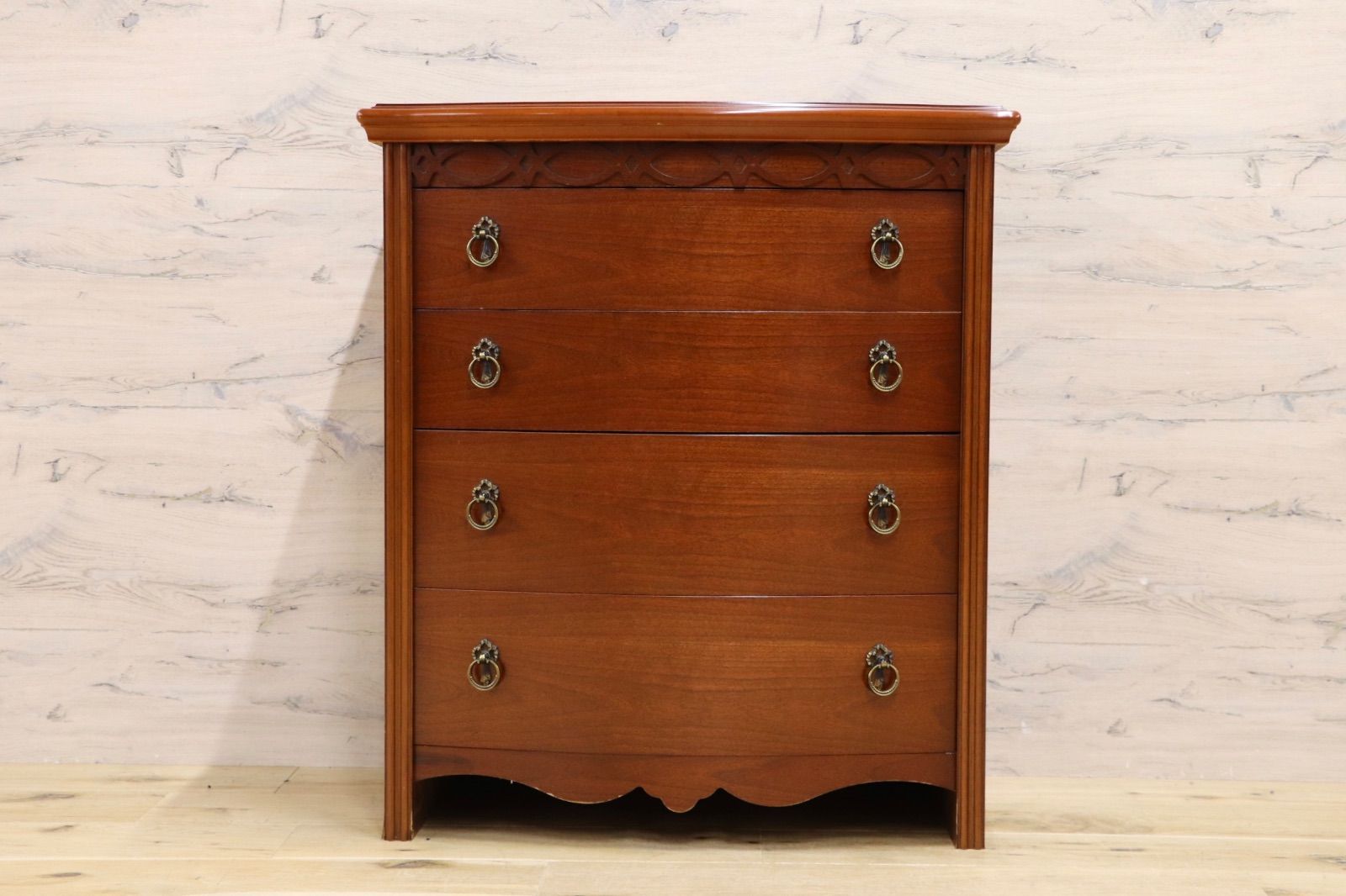 GMIK915A○Lynn Hollyn / リンホーリン 4段チェスト サイドボード 収納