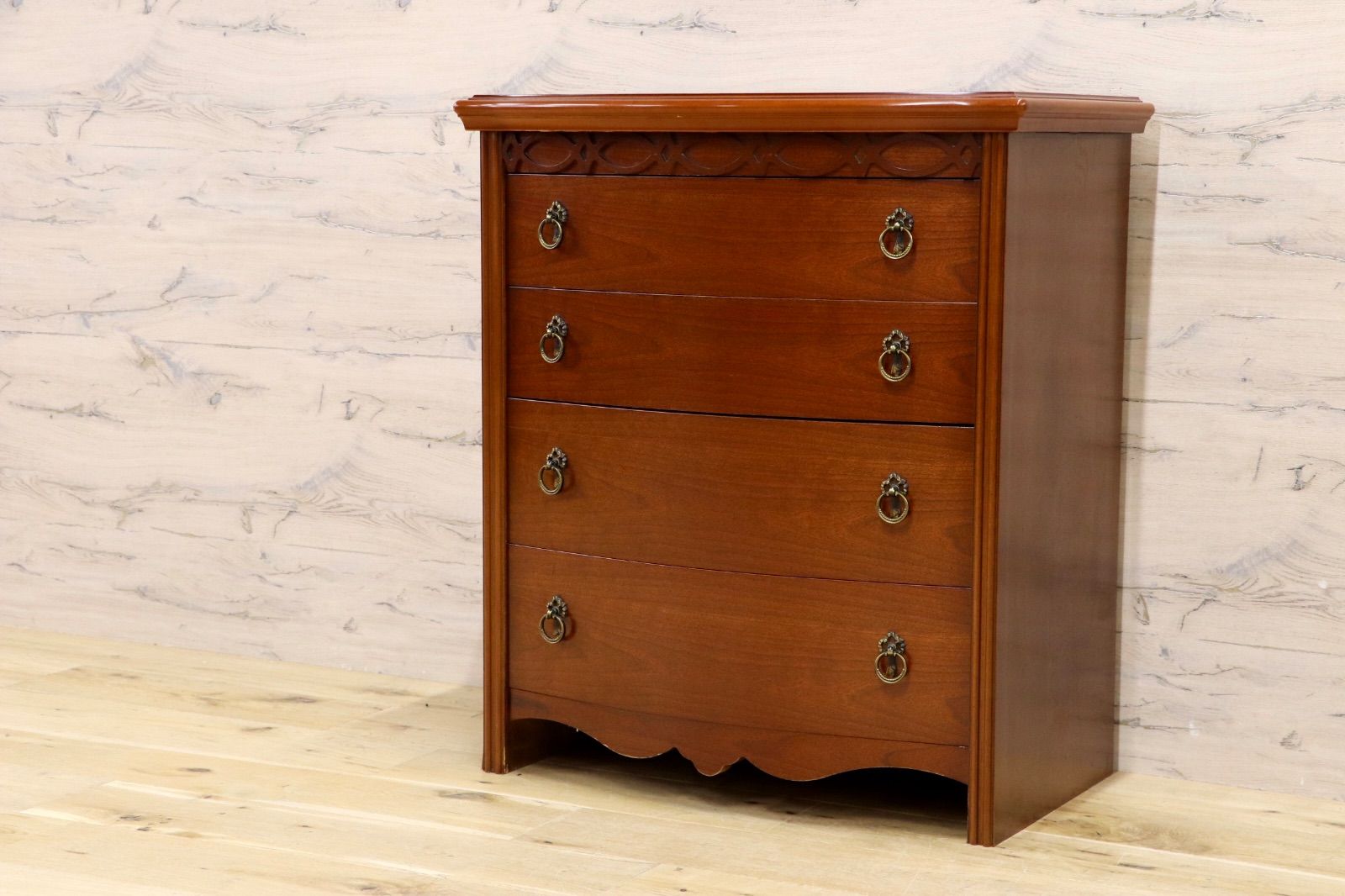 GMIK915A○Lynn Hollyn / リンホーリン 4段チェスト サイドボード 収納