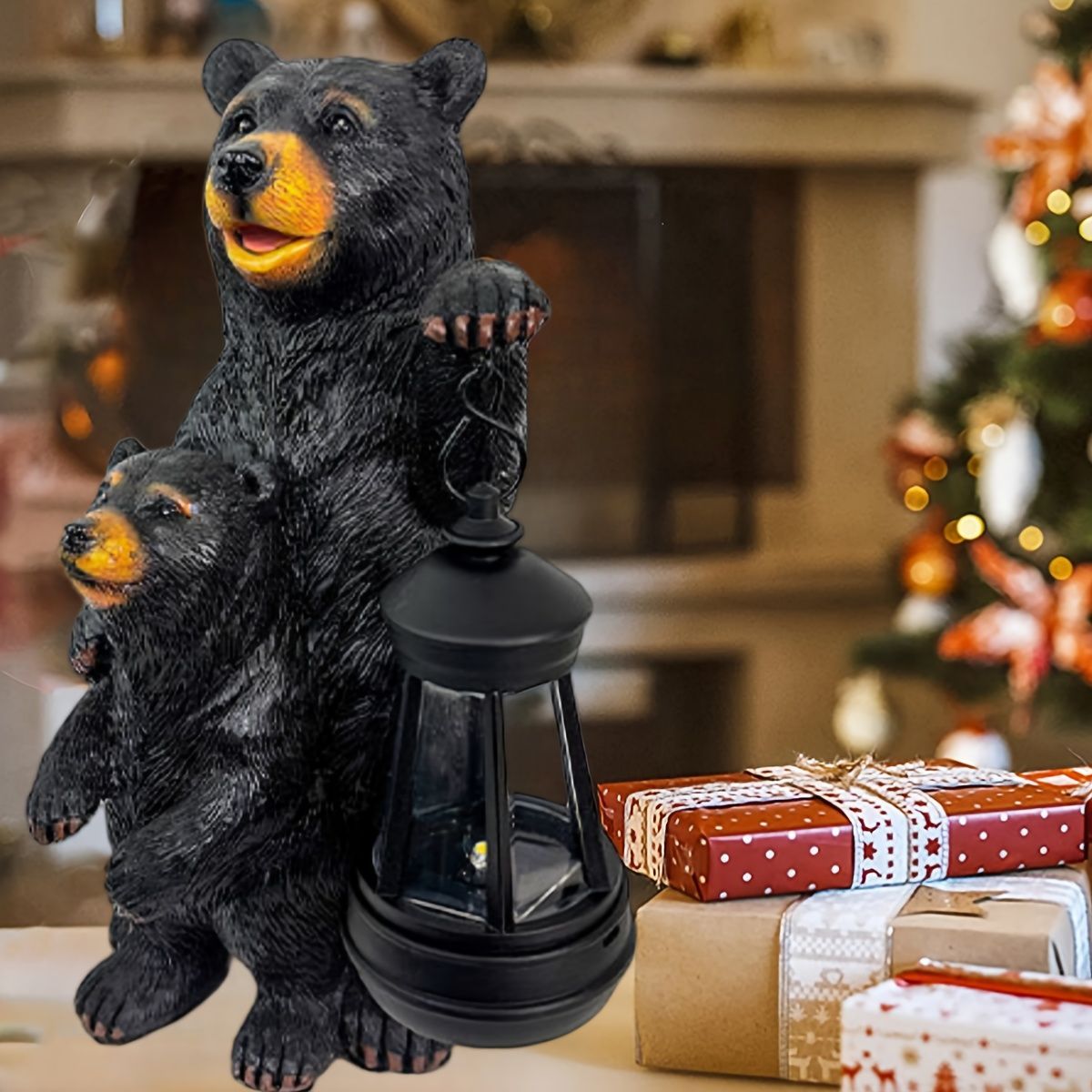 ソーラーライト ガーデンライト ガーデンオーナメント ランタンを持っ