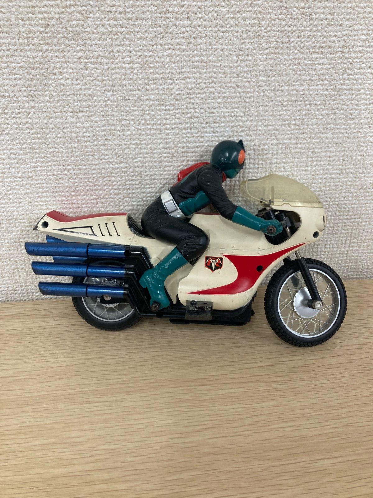 4【通電動作未確認】BANDAI/バンダイ 仮面ライダーサイクロン号