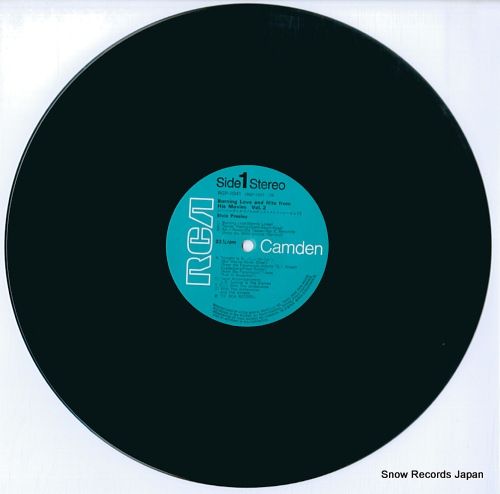 レコード】エルヴィス・プレスリー バーニング・ラブ／エルヴィス