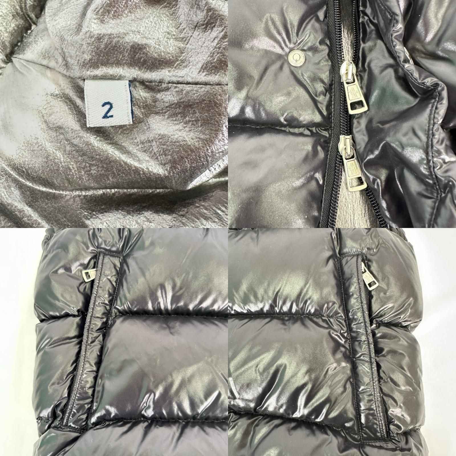 MONCLER モンクレール ダウンジャケット 4way ブラック シルバー M