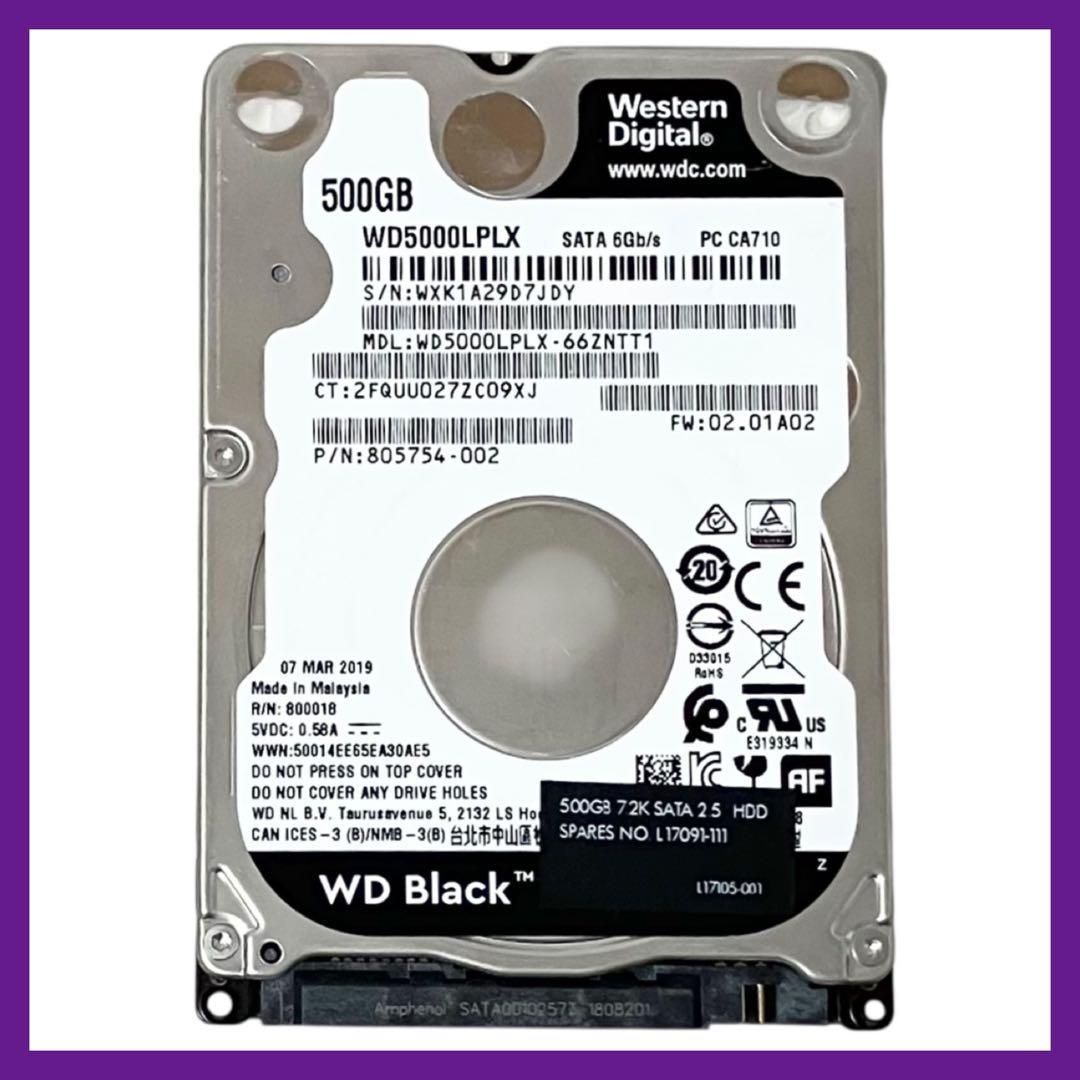 WD Black 500GB 2.5 WD Black 500GB 2.5