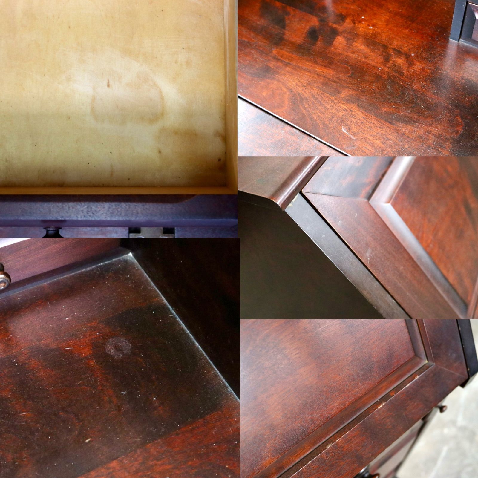 GMIH465○北海道民芸家具 ライティングビューロー デスク 机 学習机