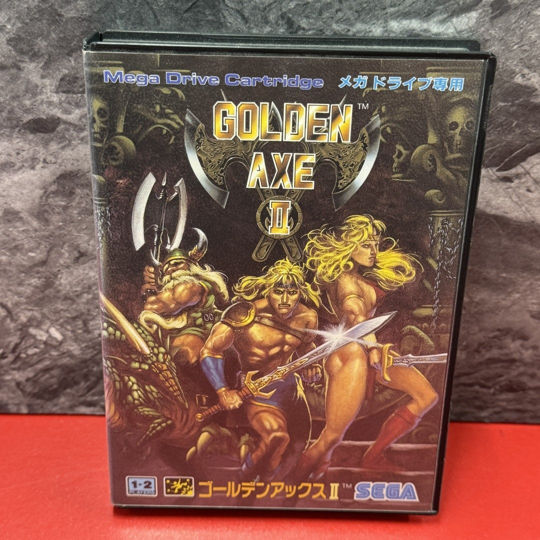 ○SEGA セガ ゴールデンアックスII メガドライブソフト 箱・取扱説明書