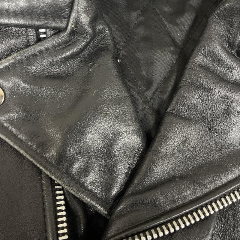 ヒューストン ダブル ライダース ジャケット レザー 牛革 メンズ 38