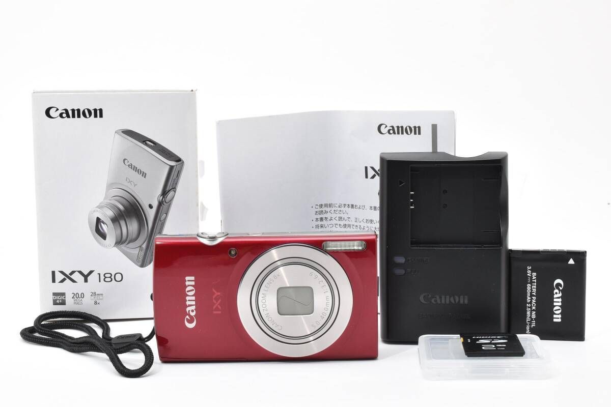 ☆極美品☆キャノン Canon IXY イクシ 180 《付属品多数・SDカード・元