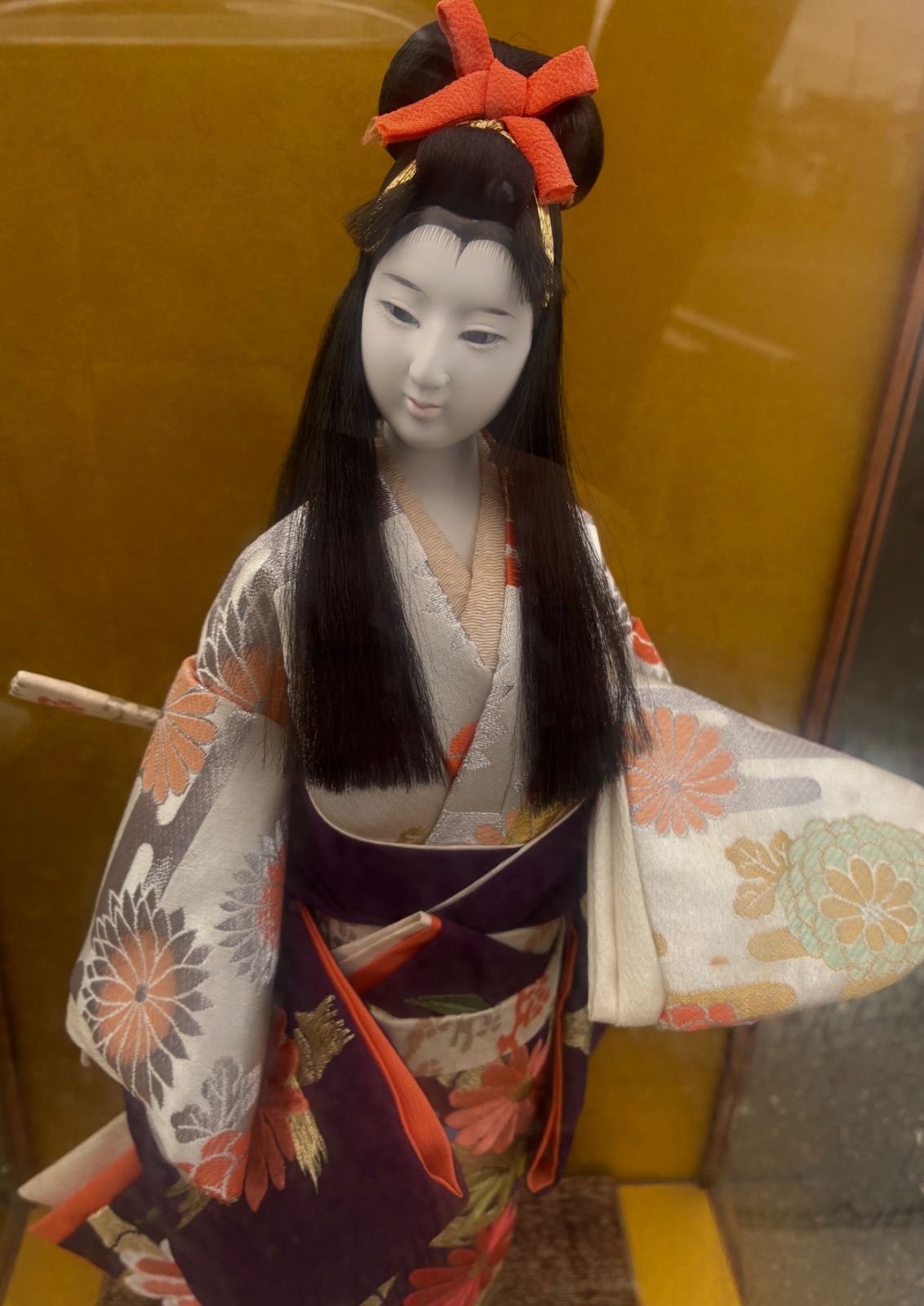 日本人形 2体セット 大谷人形 常作 舞踊人形 ガラスケース入り - メルカリ