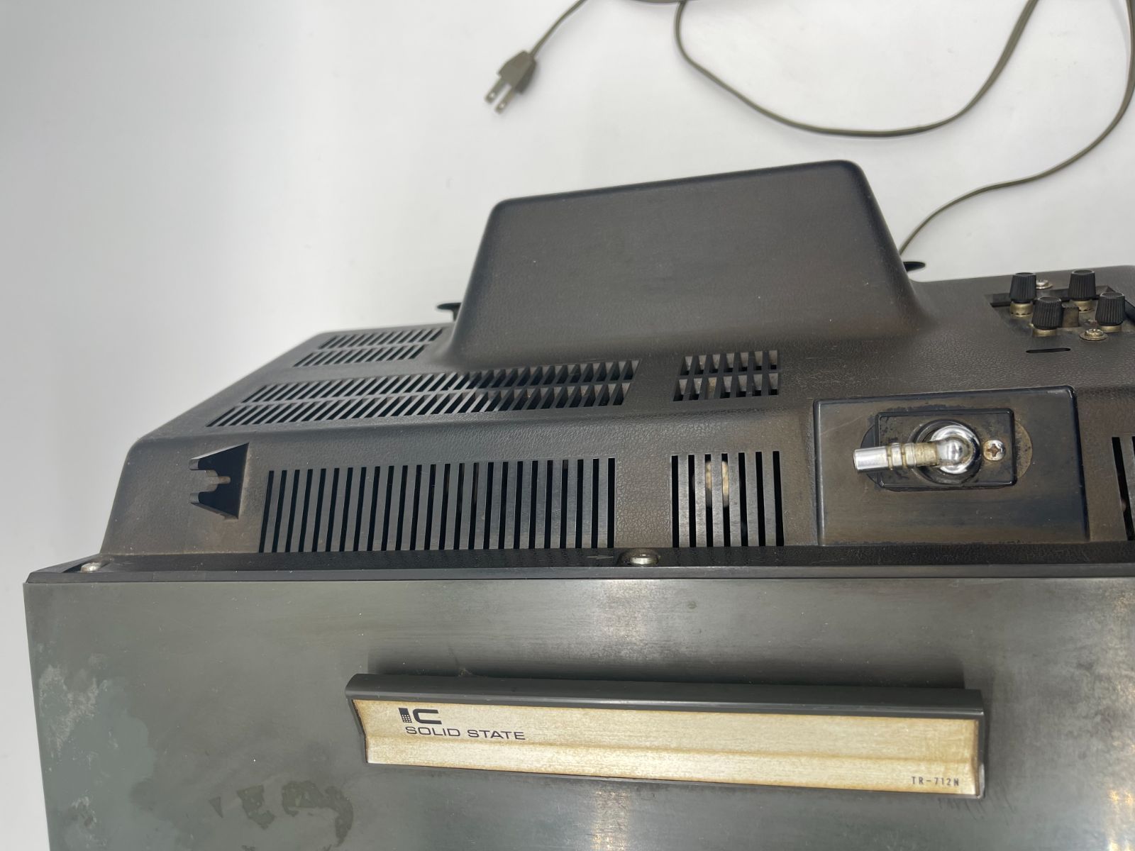 National ナショナル トランジスタ テレビ TR-712 白黒テレビ 昭和 National ナショナル トランジスタ テレビ TR-712 白黒テレビ 昭和