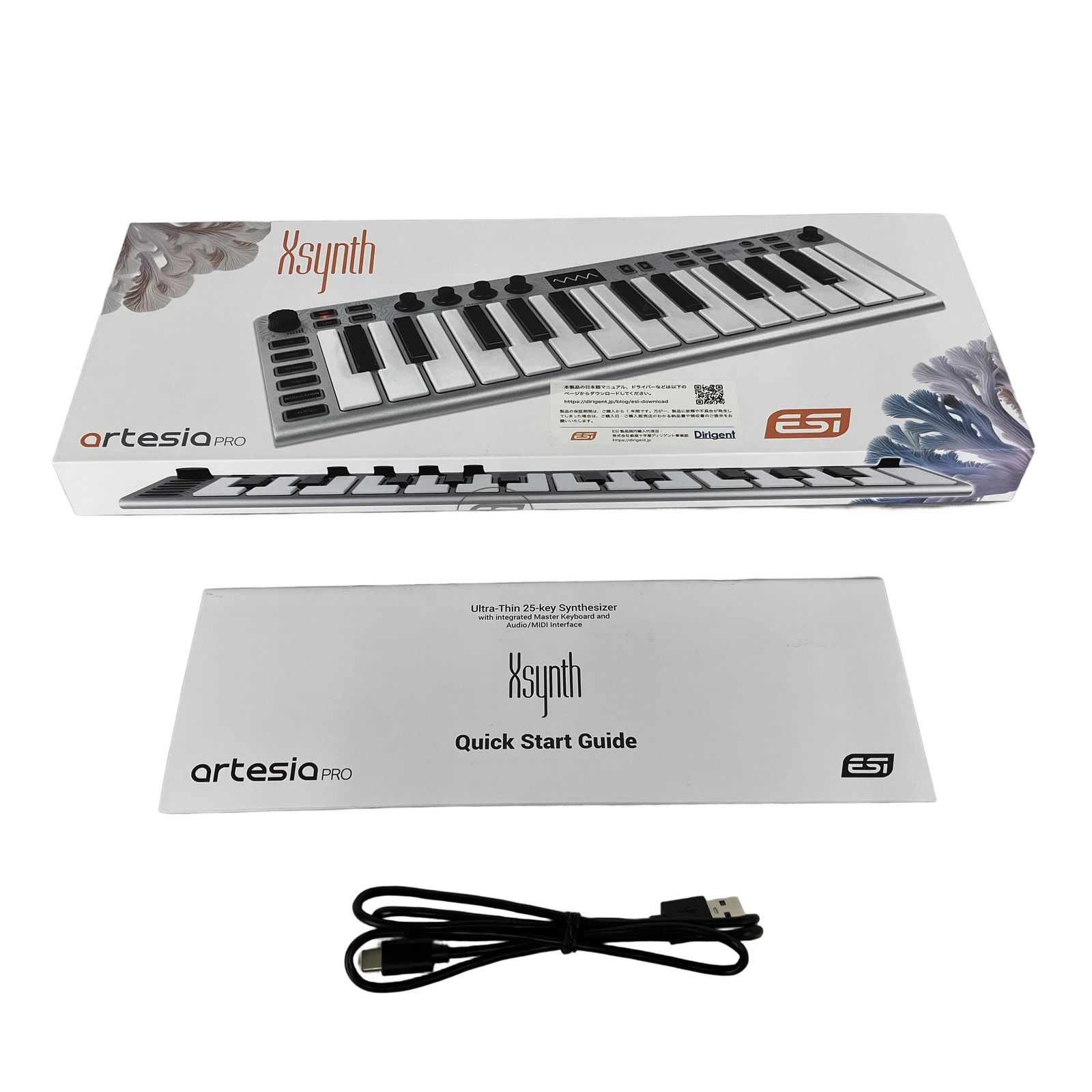 ESI Xsynth USB MIDIキーボード シンセサイザー オーディオ