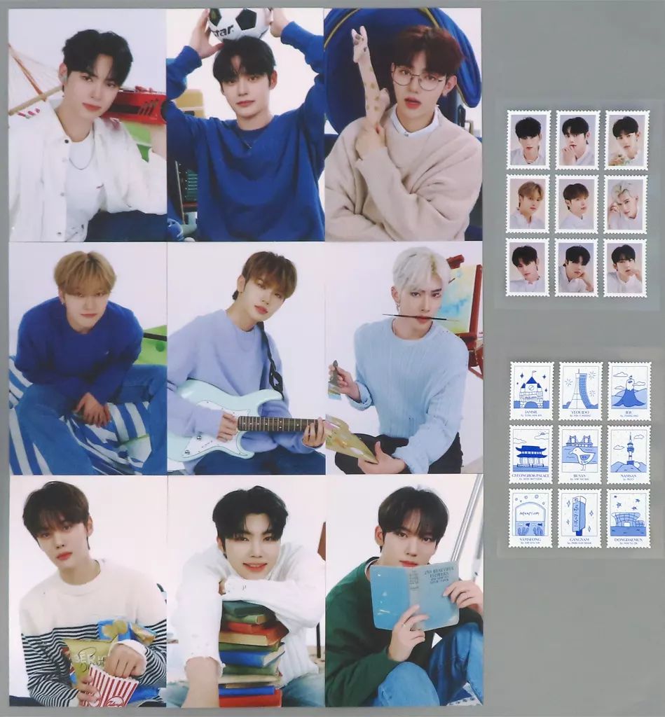 中古】グッズセット ZEROBASEONE ポストカード＆スタンプステッカー