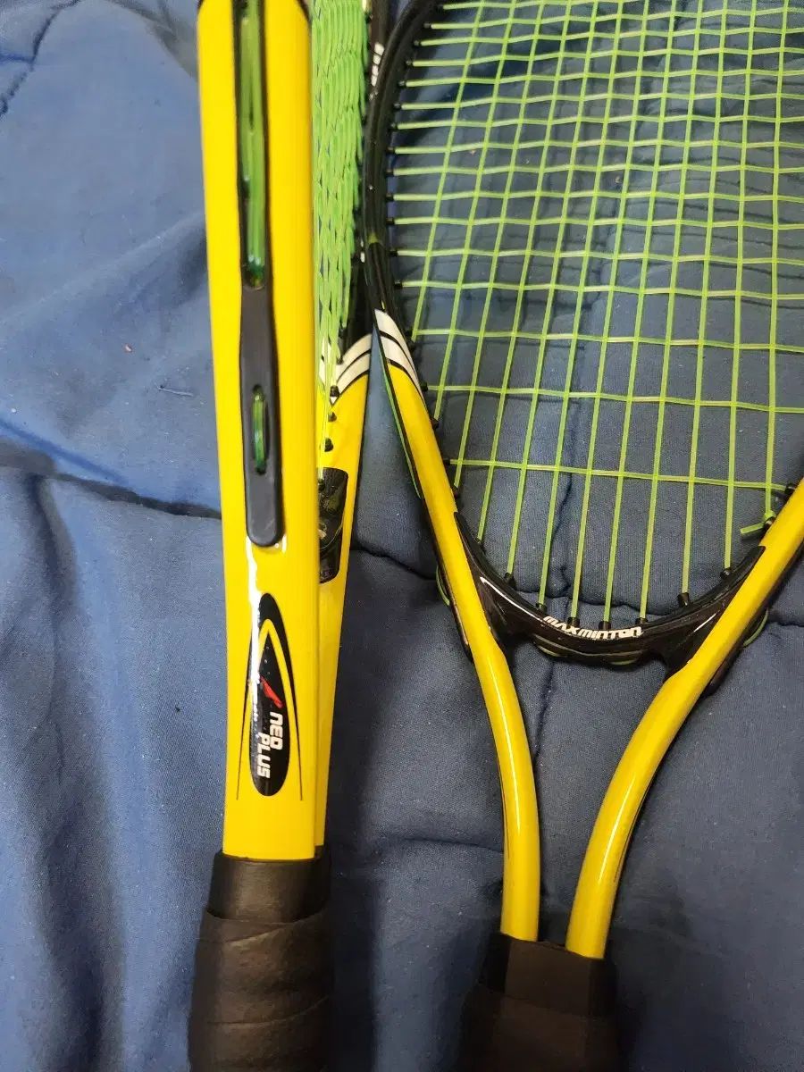 マックステニス ラケット イエロー/ブラック 2個 - メルカリ