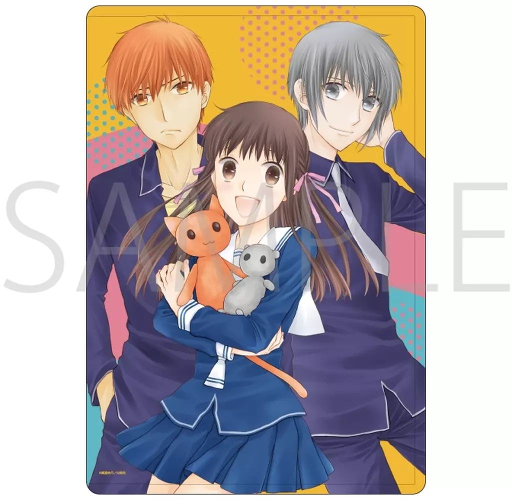 中古】文房具その他 01.本田透＆草摩夾＆草摩由希 キャラクリアケース
