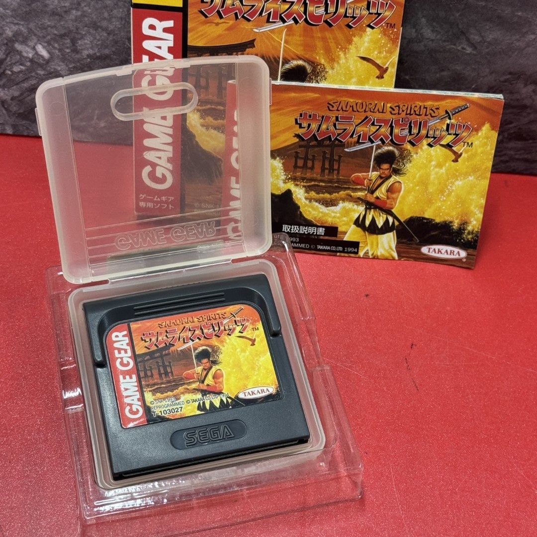 ○SEGA セガ サムライスピリッツ ゲームギアソフト 箱・取扱説明書付き