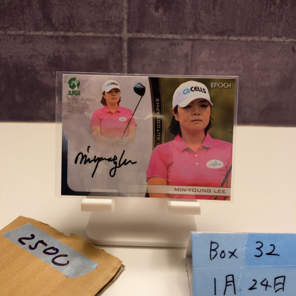 2021 EPOCH イミニョン Min-Young Lee 14/88 直筆サインカード JLPGA