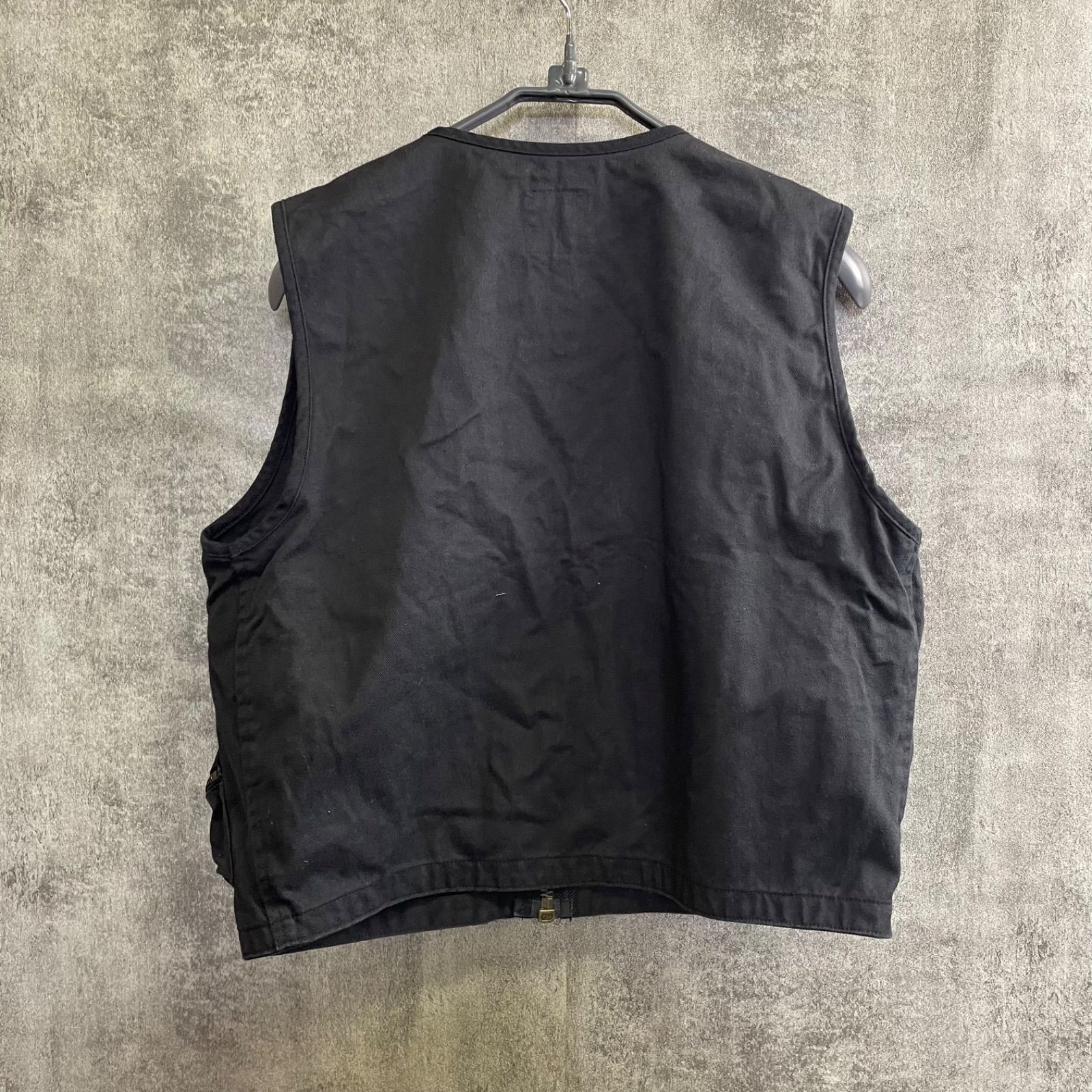 k-172】WILD L フィッシングベスト メンズ L カーキ 多ポケットベスト