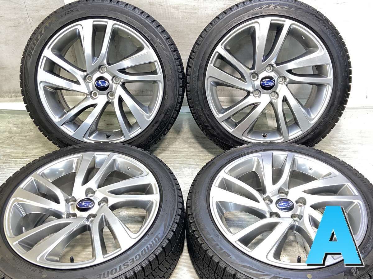225/45R18 ブリヂストン ブリザック VRX2 スバル純正 18x7.5 55 114.3
