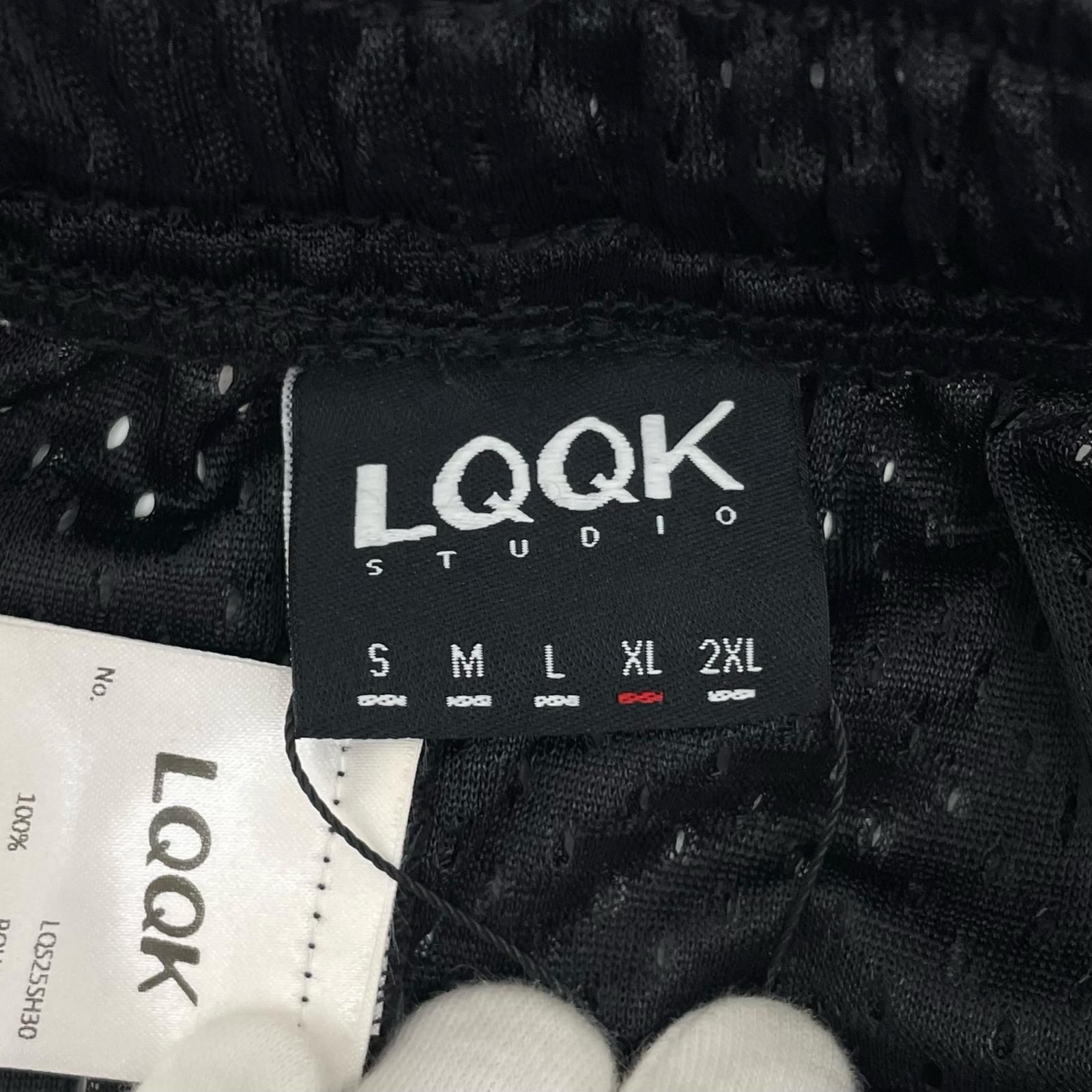 中古LQQK 【中古】LQQK STUDIO | ルックスタジオ 25SS LQQK SHORTS ショートパンツ LQS25SH30 ブラック サイズ：XL【尾張小牧店】【専】 STUDIO | ルックスタジオ 25SS LQQK SHORTS ショートパンツ