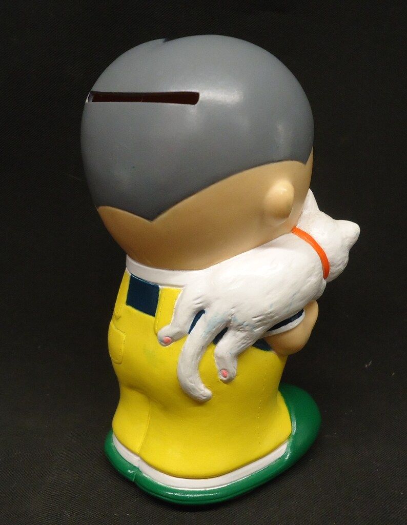 長谷川町子美術館 サザエさん貯金箱 タラちゃん&タマ 95mm - メルカリ