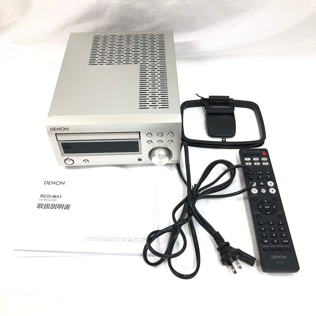 ジャンク】デノン Denon RCD-M41 ワイドFM AM/FMラジオチューナー