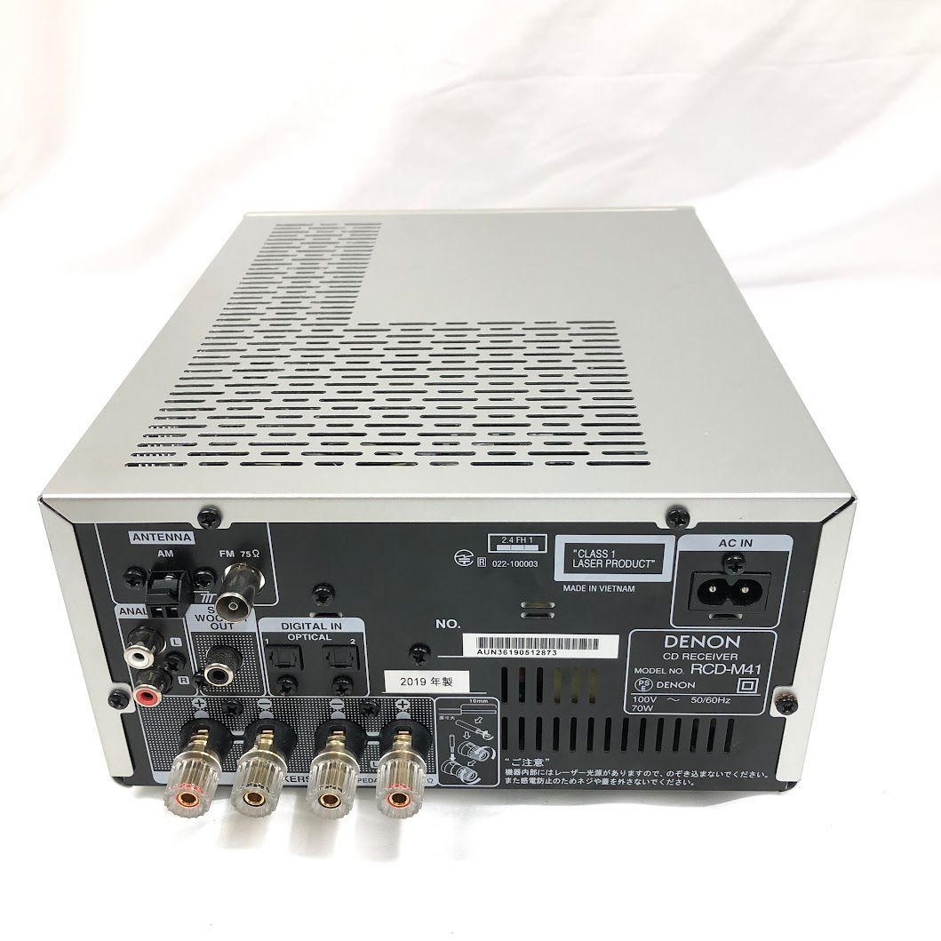 ジャンク】デノン Denon RCD-M41 ワイドFM AM/FMラジオチューナー