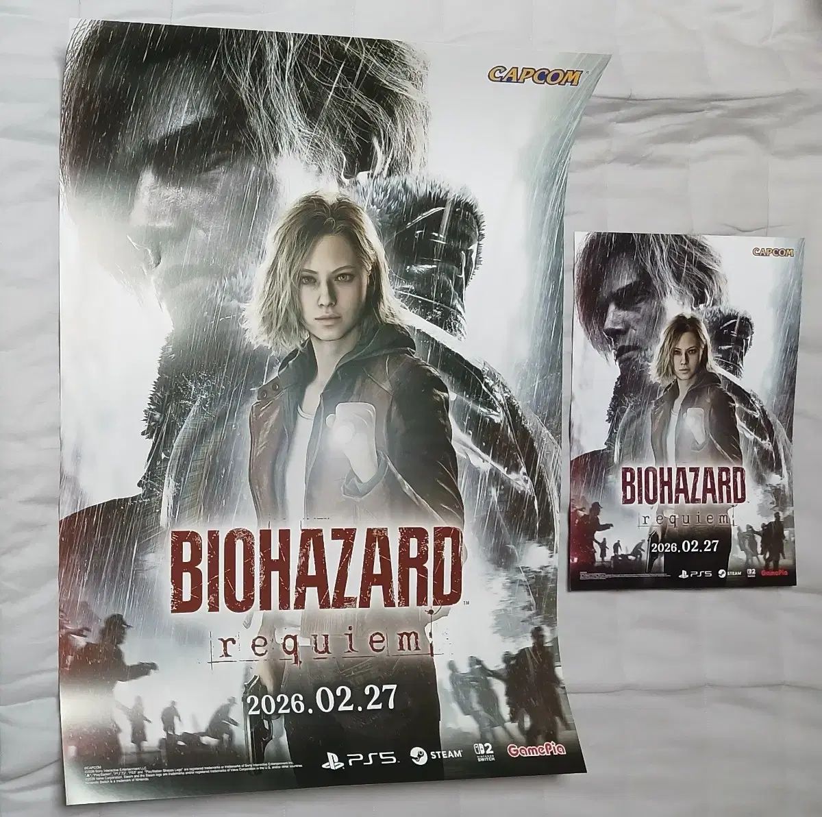 バイオハザード レクイエム 大型ポスター ps5 - メルカリ