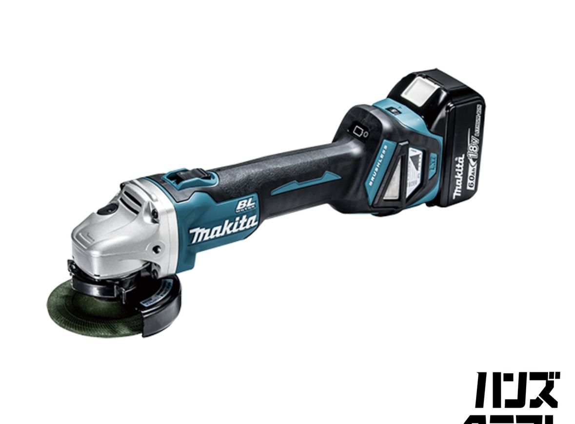 ▽【未使用】マキタ GA412DRGX 100mmディスクグラインダ 18V 6.0Ah 