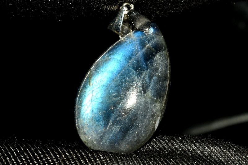 1点物】マダガスカル産◇ブルーシラー ブラックラブラドライト