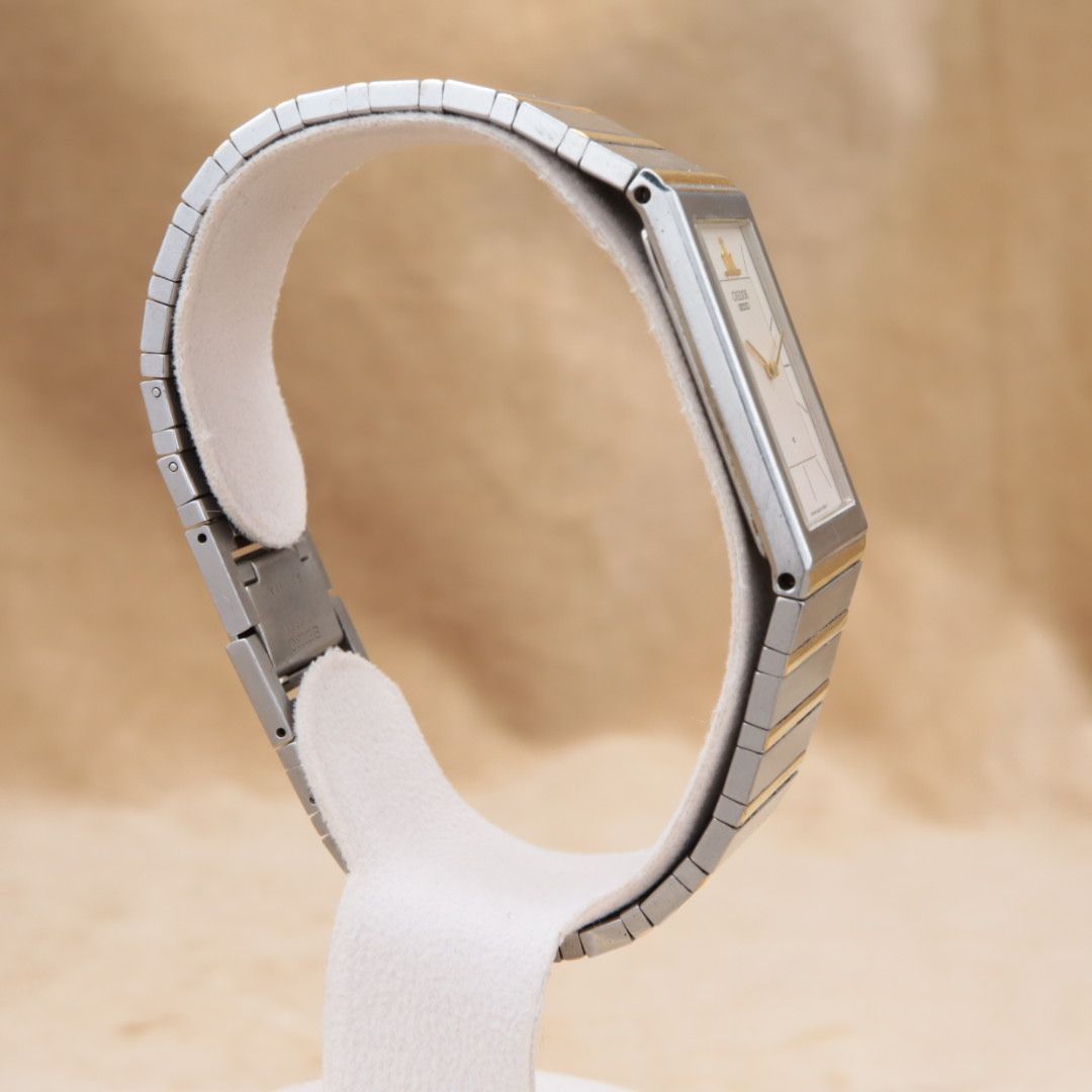 CREDOR SEIKO 8420-6400 クレドール セイコー レクタン シルバー