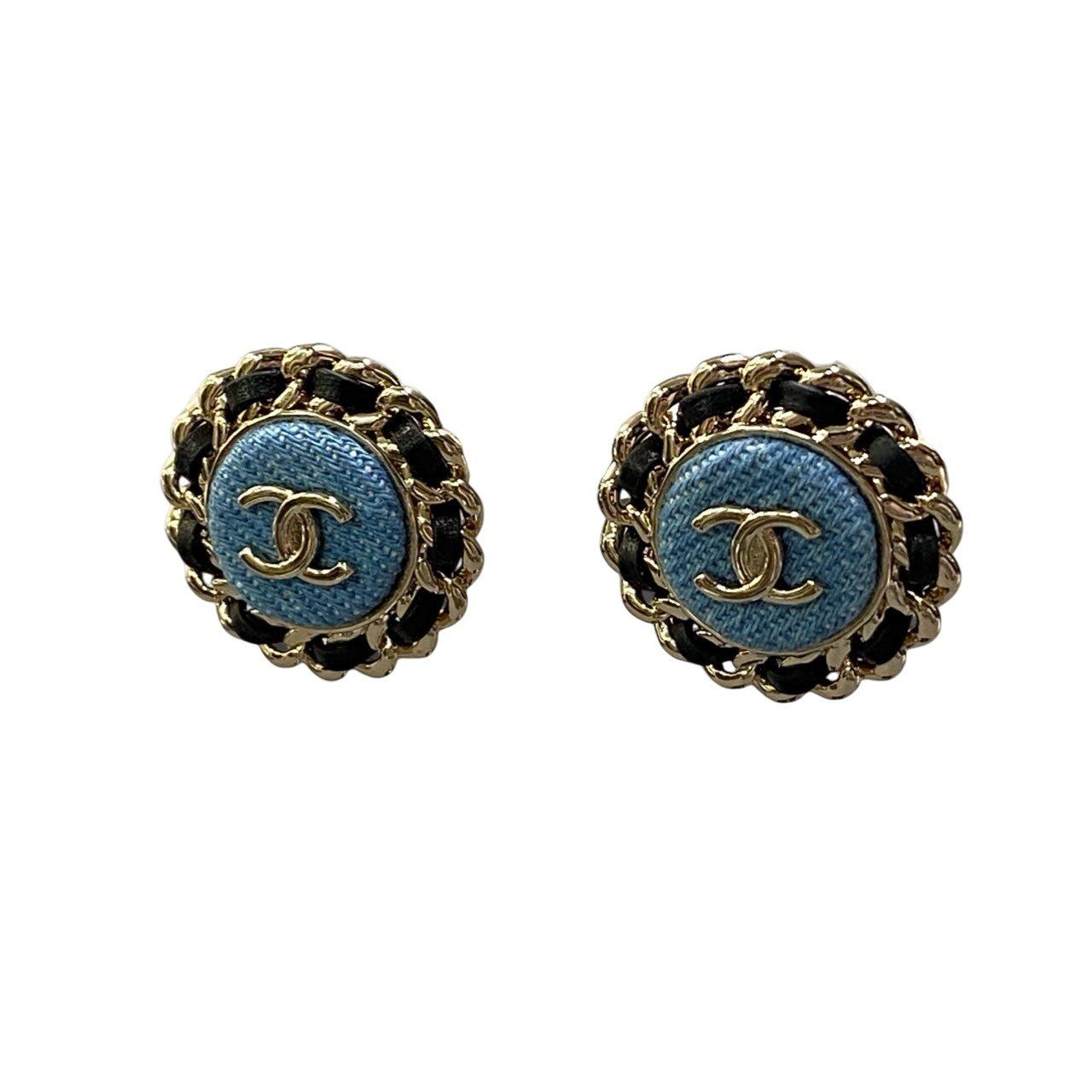 c4 CHANEL シャネル B25 P 2025年 ココマーク デニム素材 ピアス