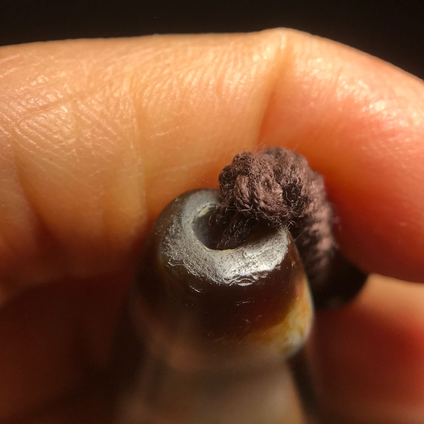 旧家蔵出し 瑪瑙細密彫 包漿 蔵伝 自然風化紋 牛角 閃電五眼天珠 多寶