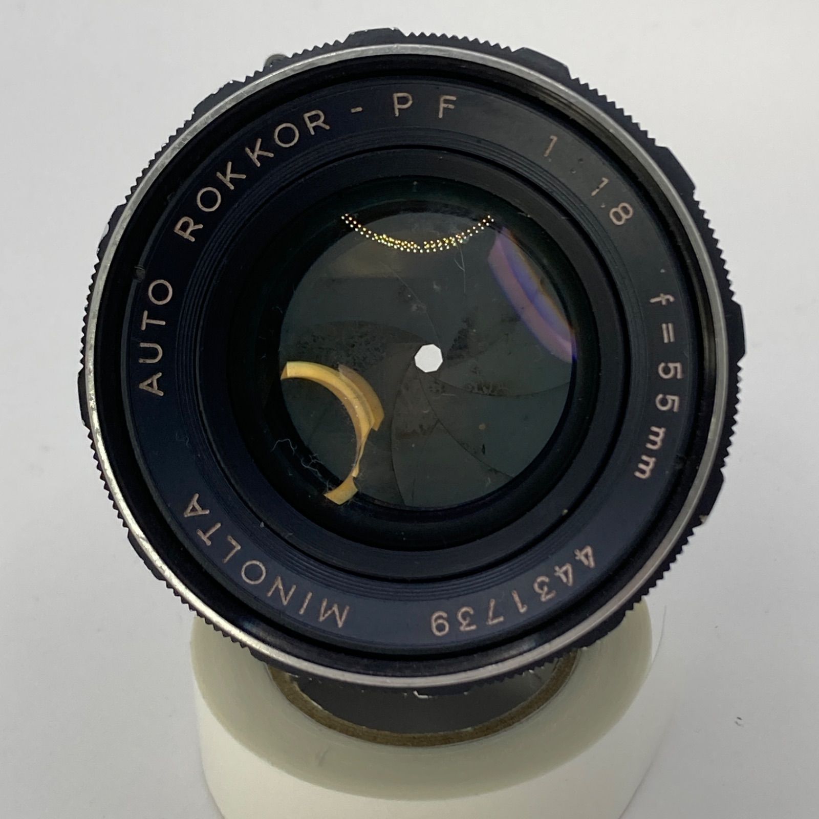 UV照射済/実用個体】Minolta Auto ROKKOR-PF 55mm F1.8 透明度改善済