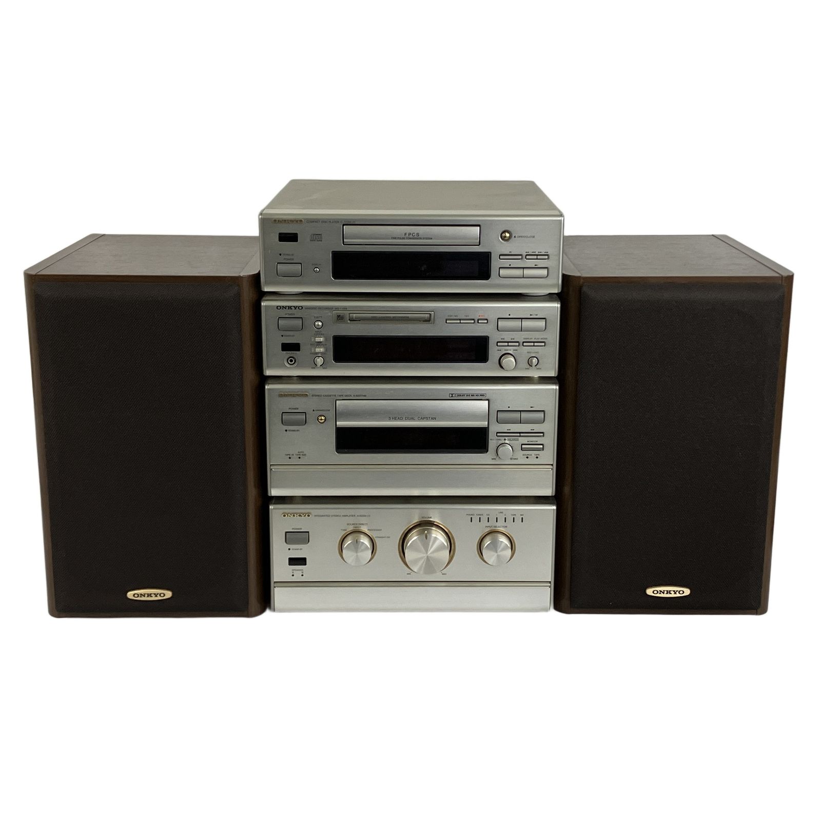 I # ONKYO オンキョー A-922M C-722M オーディオセット 動作確認済み 