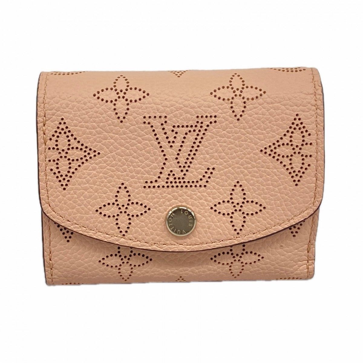 6bd5748-k】ルイヴィトン 三つ折り財布 マヒナ ポルトフォイユイリスXS