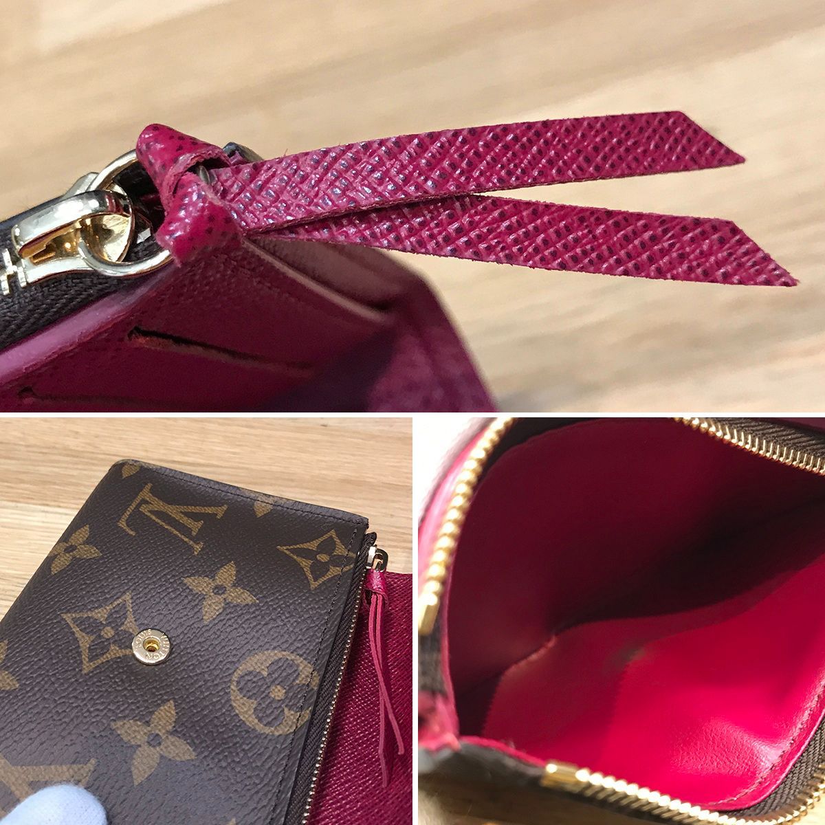 超美品 ルイヴィトン 現行 モノグラム ポルトフォイユヴィクトリーヌ 