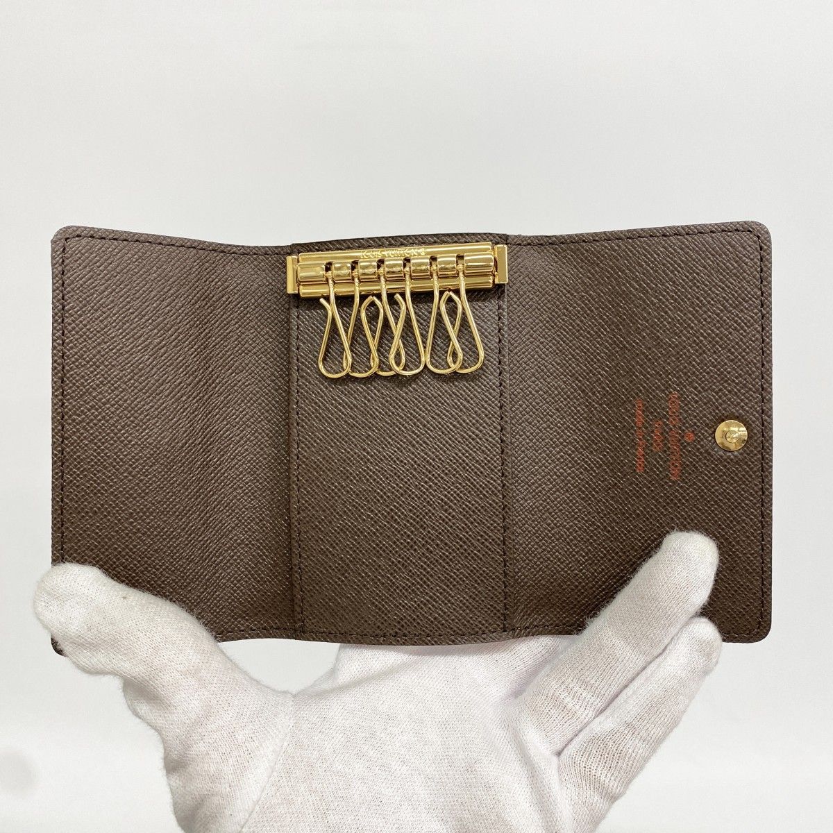 6bd5782】ルイヴィトン キーケース ダミエ ミュルティクレ6 N62630