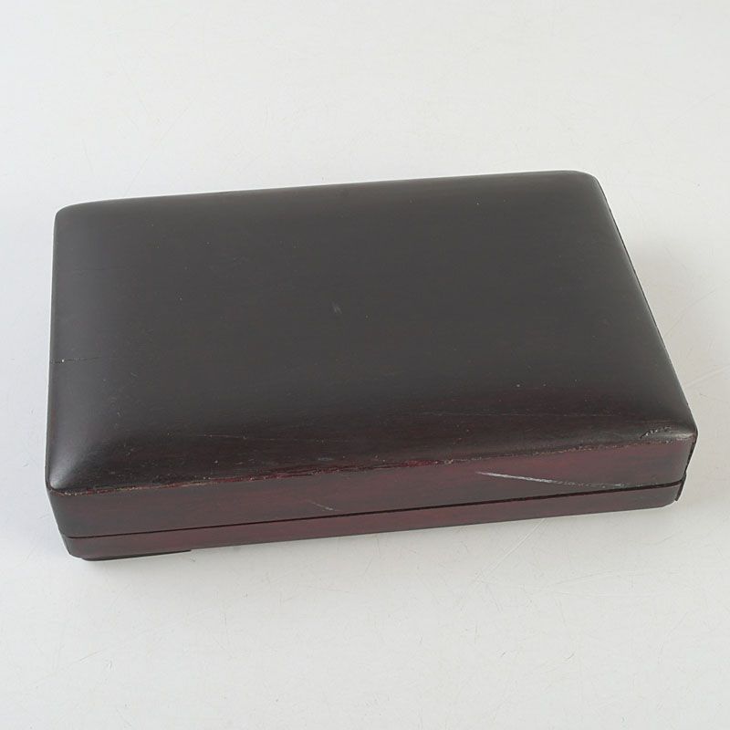 中国 書道具 花瓶刻 端渓硯 唐木箱付 C S733 - メルカリ