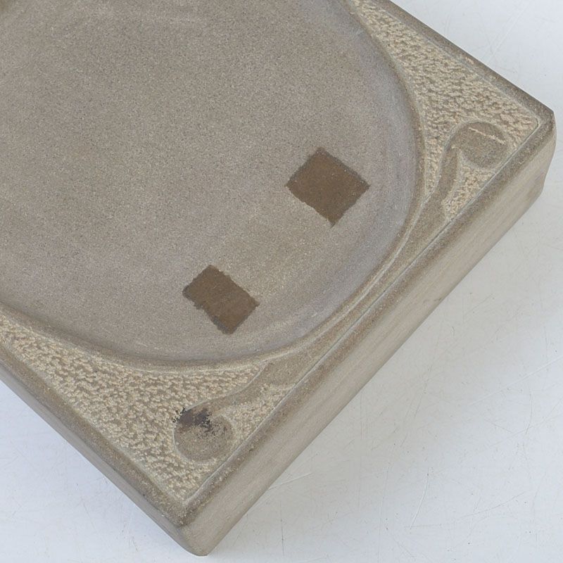 中国 書道具 花瓶刻 端渓硯 唐木箱付 C S733 - メルカリ