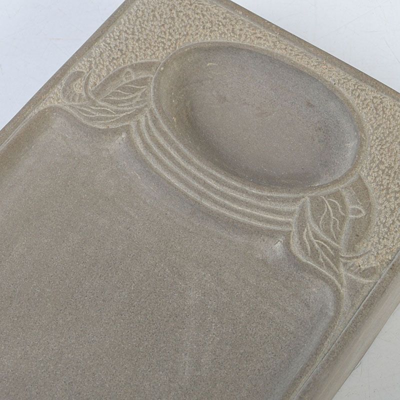 中国 書道具 花瓶刻 端渓硯 唐木箱付 C S733 - メルカリ