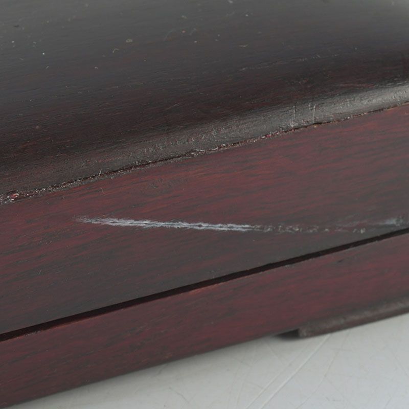 中国 書道具 花瓶刻 端渓硯 唐木箱付 C S733 - メルカリ