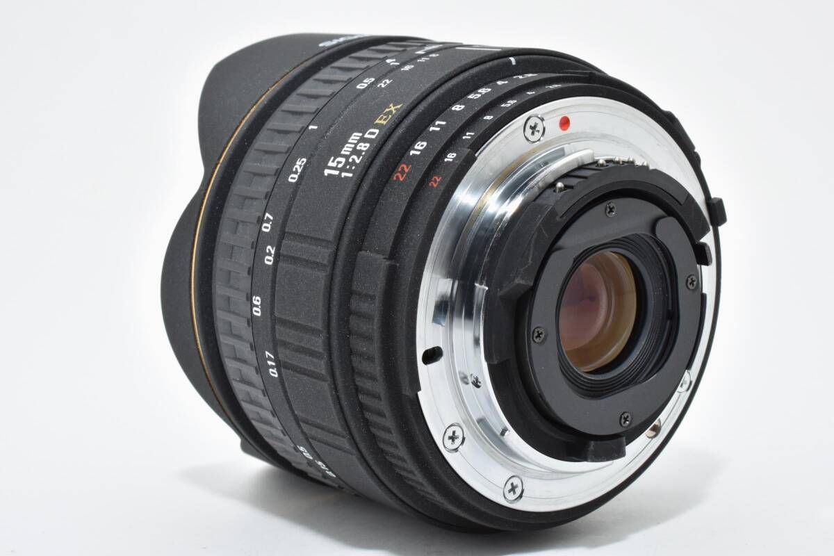 ☆極上品☆シグマ SIGMA 15mm F2.8 EX FISHEYE 180° ニコン用