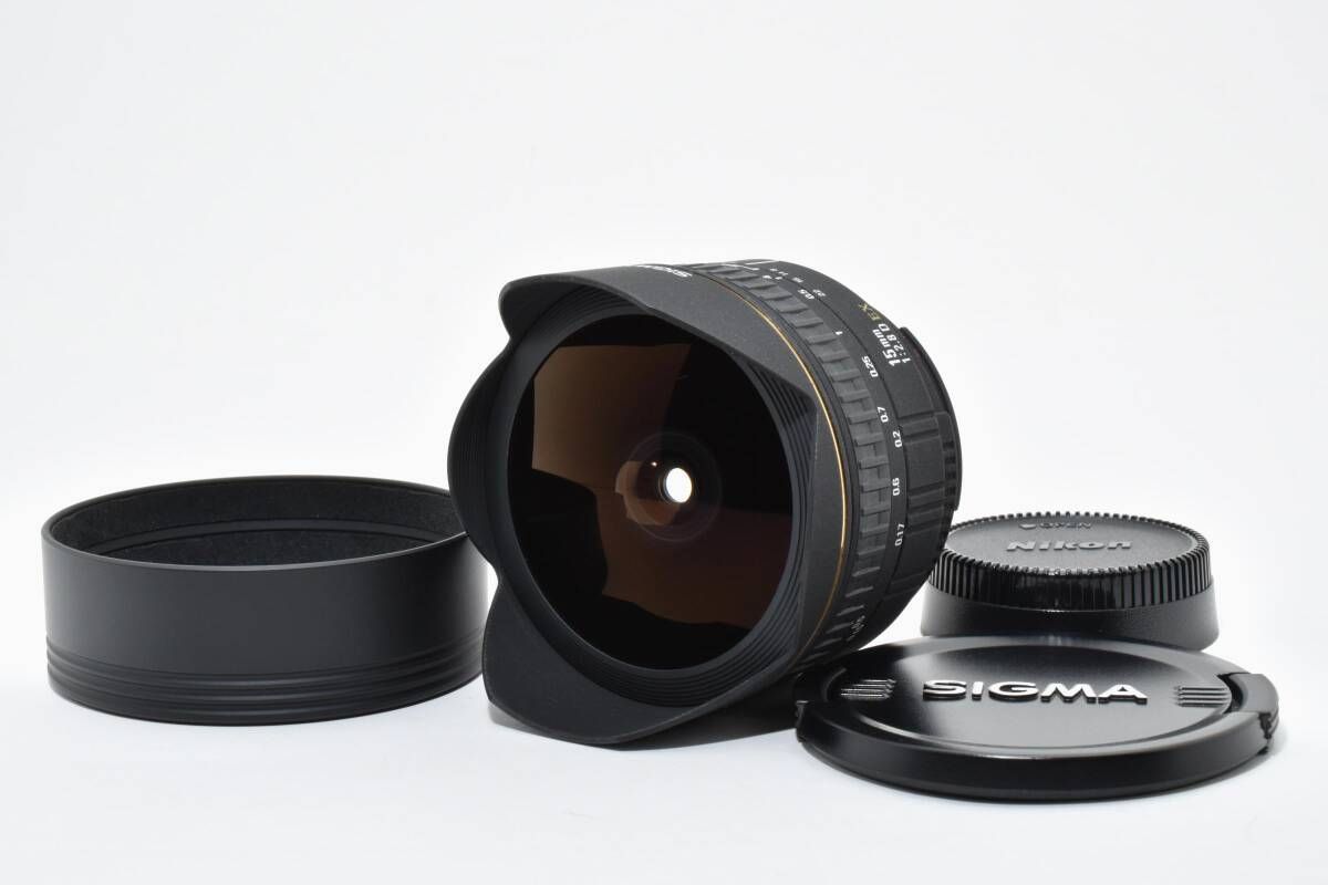 ☆極上品☆シグマ SIGMA 15mm F2.8 EX FISHEYE 180° ニコン用