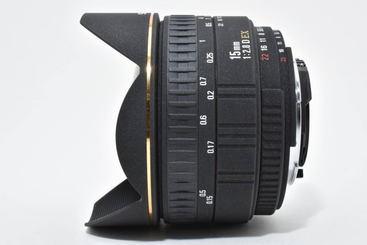 ☆極上品☆シグマ SIGMA 15mm F2.8 EX FISHEYE 180° ニコン用
