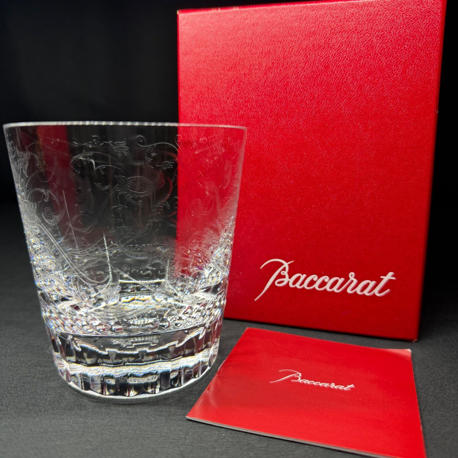 F008 baccara バカラ パルメ ロックグラス タンブラー 箱付き 美品