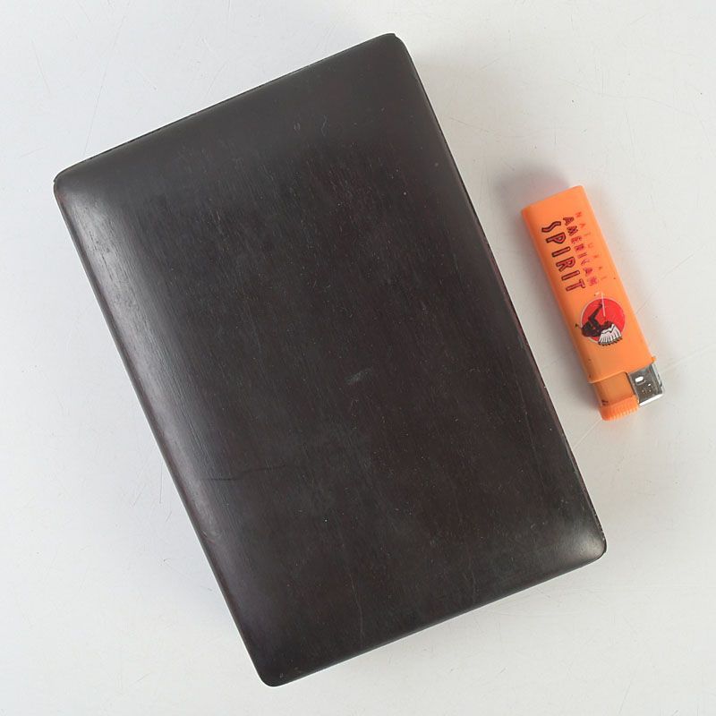 中国 書道具 花瓶刻 端渓硯 唐木箱付 C S733 - メルカリ