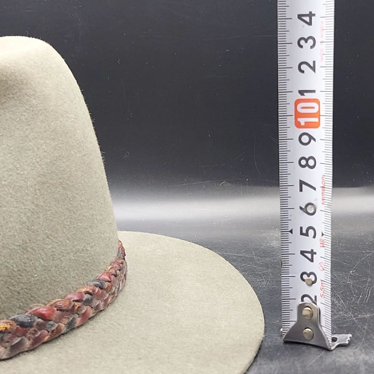 anzh アクーブラ AKUBRA 帽子 カウボーイハット 61 茶系 ピュア ファー
