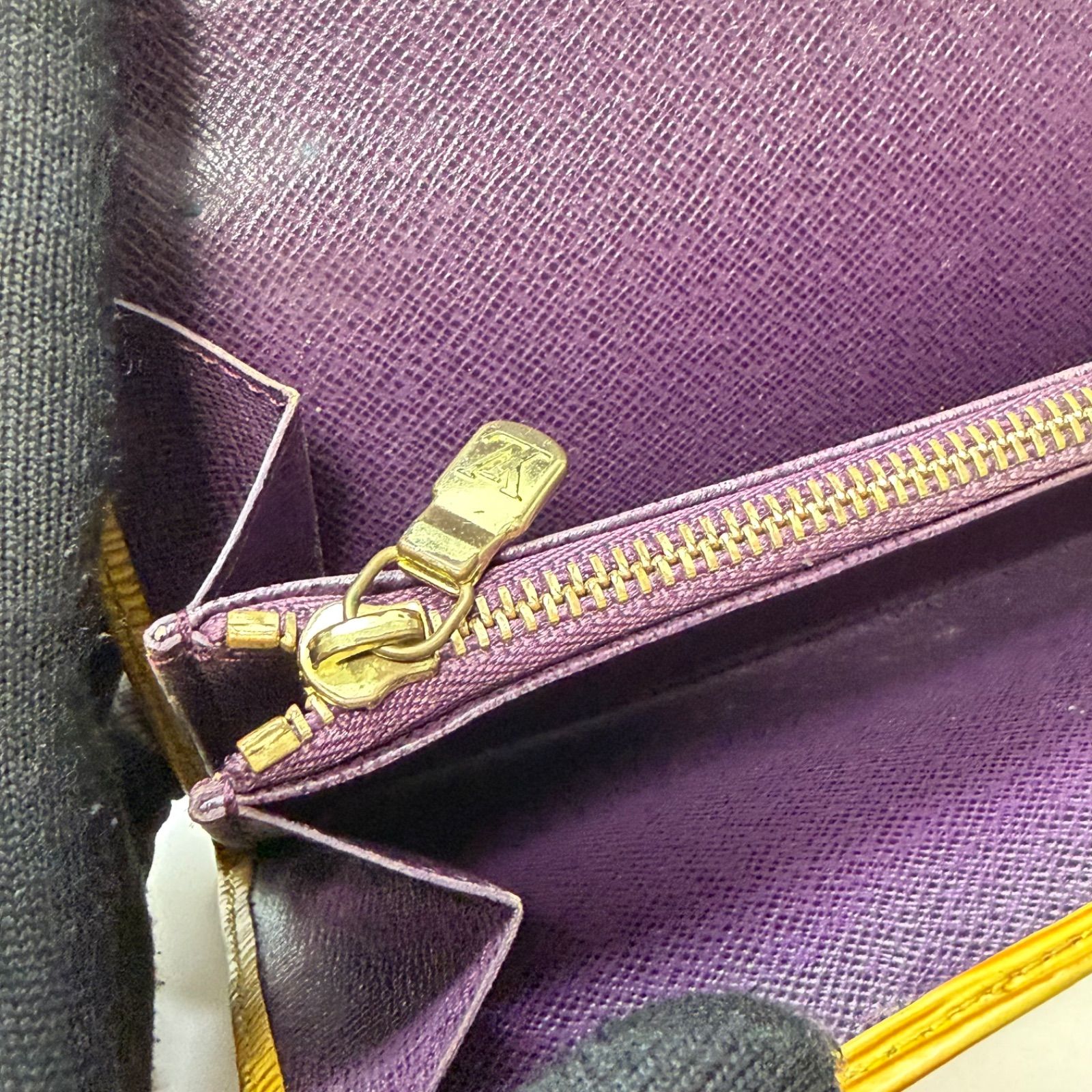 3799 LOUIS VUITTON ルイヴィトン エピ イエロー 長財布 三つ折り 