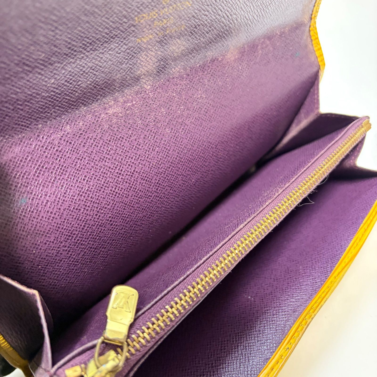 3799 LOUIS VUITTON ルイヴィトン エピ イエロー 長財布 三つ折り