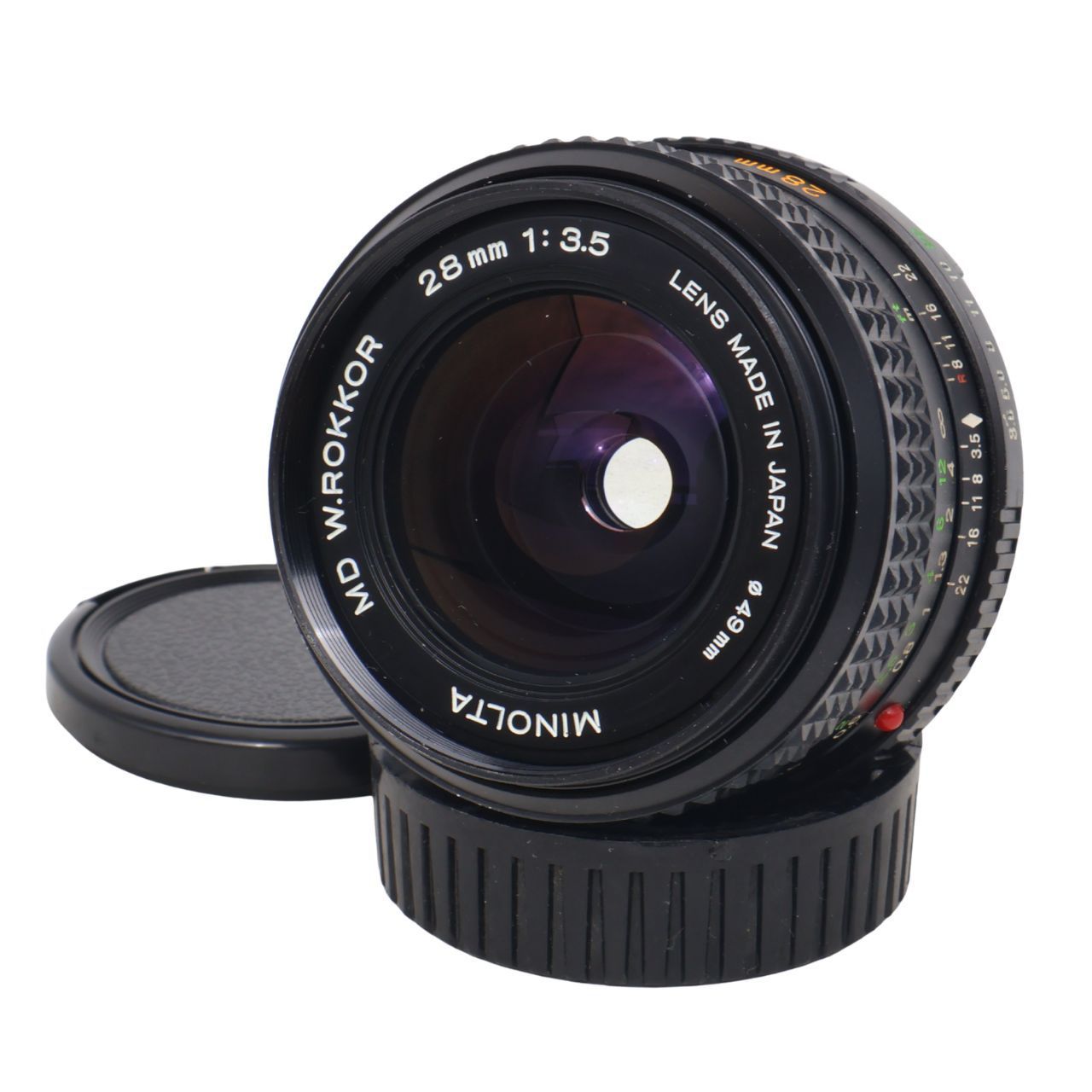 MINOLTA MD W.Rokkor-SG 28mm 1:3.5 MF 整備済 - メルカリ